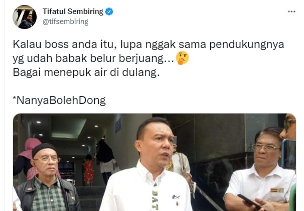 Gerindra Disindir PKS: Kalau Boss Anda itu, Lupa Nggak sama Pendukungnya