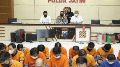 Polda Jatim Berhasil Amankan Ratusan Sindikat Judi Online