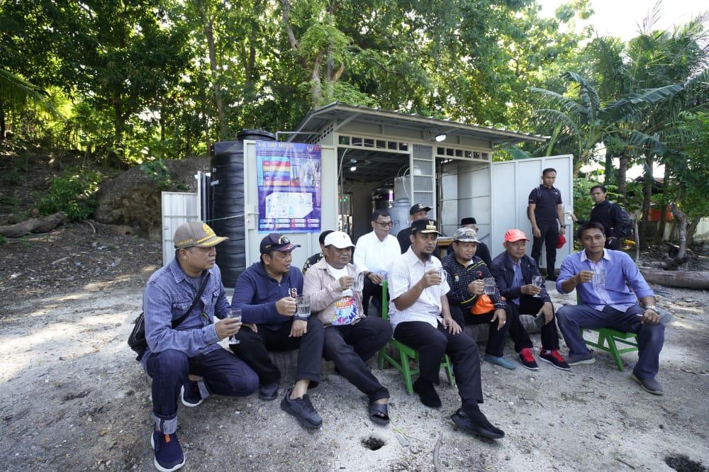 Sudirman Tinjau Teknologi Pengolahan Arsinum di Pulau Sembilan Sinjai_bimata.id