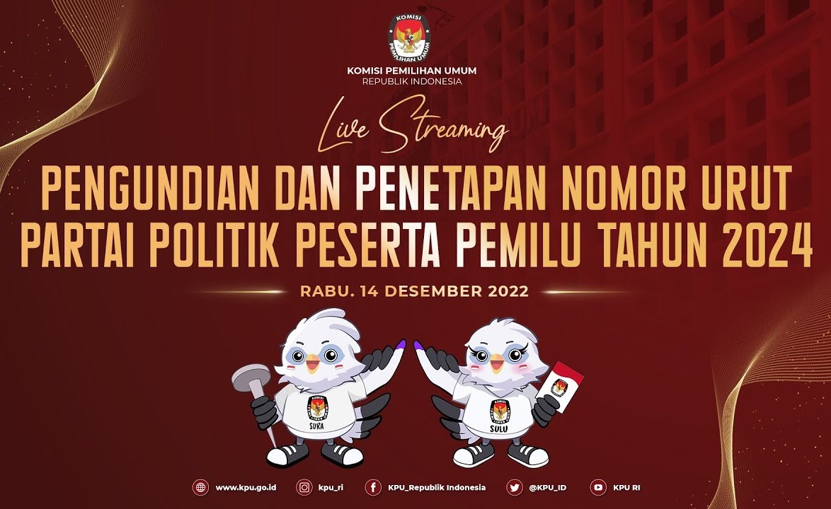 Presiden Jokowi Tandatangani Perppu Pemilu, Berikut Aturan Lengkap Nomor Urut Parpol