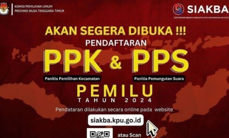 KPU Buka Pendaftaran PPS 1 Desember 2022