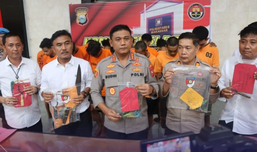 20 Gangster di Makassar Diringkus Polisi, 5 Ditumbangkan Pelor_bimata.id