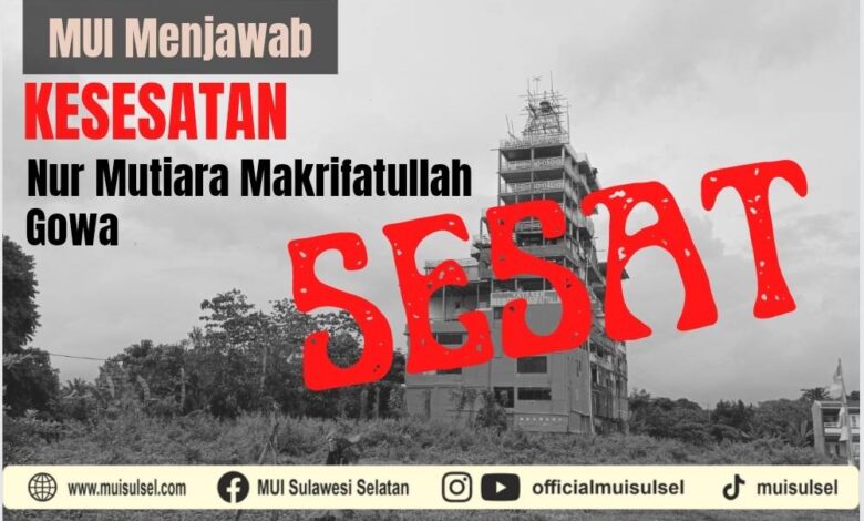 Bab Kesucian Ajaran Yayasan Nur Mutiara Makrifatullah Gowa, MUI Sulsel: Sesat_bimata.id