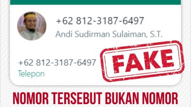 Modus Penipuan, Nama Gubernur Sulsel Andi Sudirman Dicatut_bimata.id