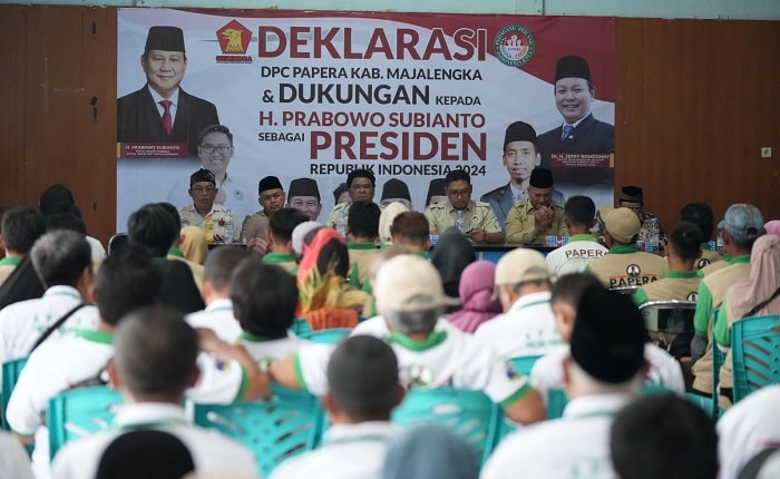 PAPERA Majalengka Sasar Pasar Raih Dukungan Pedangang untuk Prabowo 2024_bimata.id