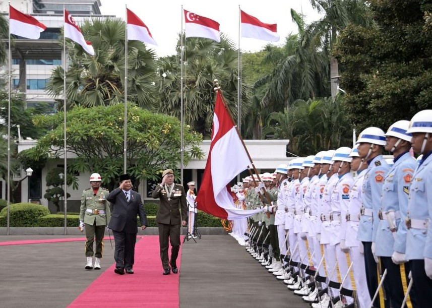 Prabowo Subianto Dukung Peningkatan Kerja Sama RI-Singapura