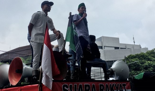 Gelar Aksi di Depan Gedung Kemlu, Badko HMI Jabodetabeka-Banten Tolak Israel di Piala Dunia U-20