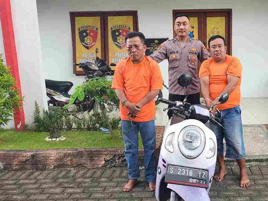 Polisi Berhasil Ringkus Dua Pelaku Curanmor di Gresik