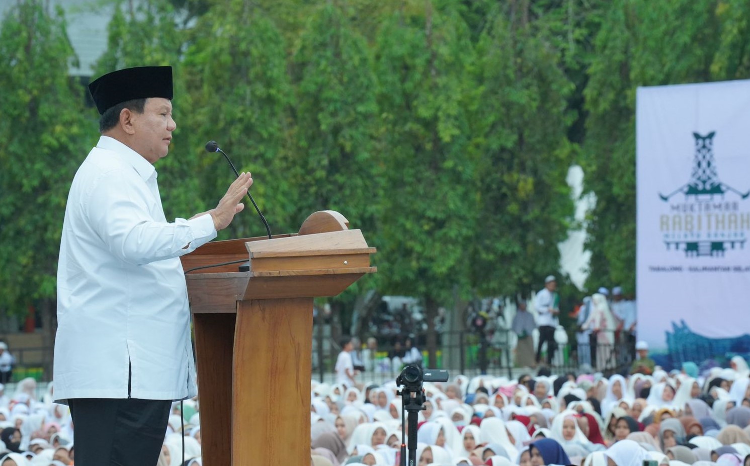 Di Hadapan Warga Tabalong, Prabowo Subianto Ngaku Betah untuk Singgah