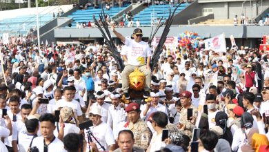 Pesta Rakyat Gerindra Lampung Bertabur Hadiah, Mulai Sapi hingga Rumah dan Umrah_bimata.id