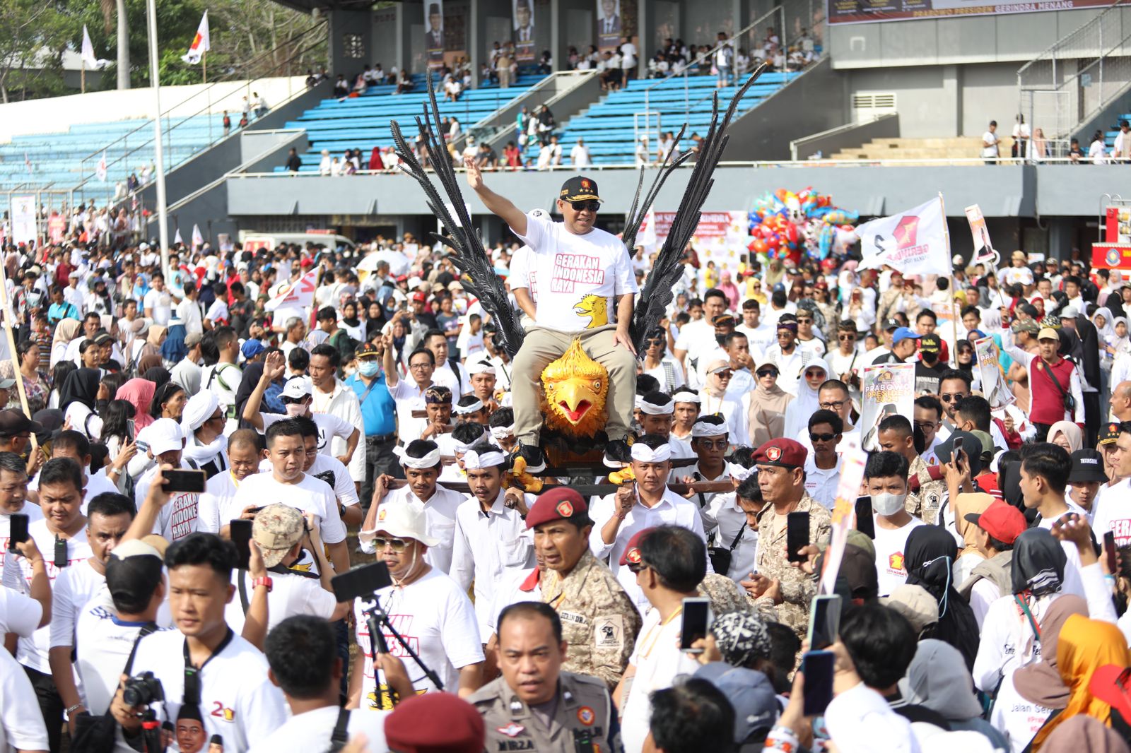 Pesta Rakyat Gerindra Lampung Bertabur Hadiah, Mulai Sapi hingga Rumah dan Umrah_bimata.id