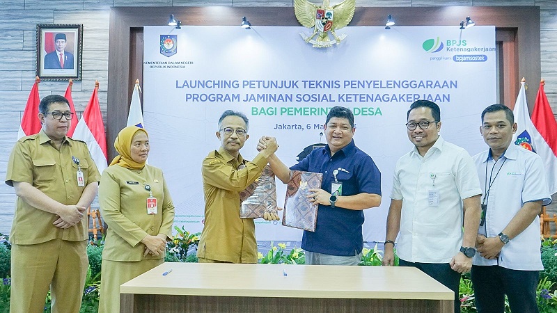 Kemendagri Jalin Kerjasama Dengan BPJS Ketenagakerjaan, Pastikan ...