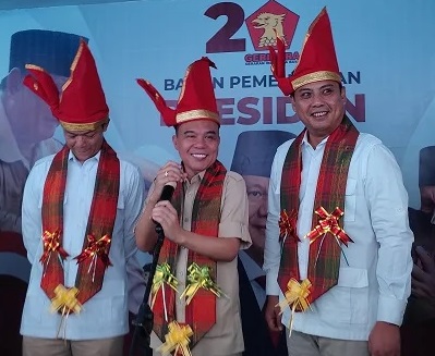 Resmikan Kantor Badan Pemenangan, Dasco Yakin Kader Gerindra Sulsel Menangkan Prabowo_bimata.id