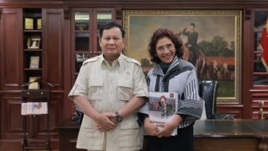Pesan Prabowo Subianto ke Susi Pudjiastuti Usai Bertemu: Yang Ganggu Pertahanan Indonesia Harus Kita Tenggelamkan