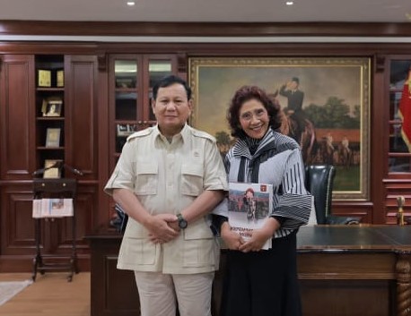 Pesan Prabowo Subianto ke Susi Pudjiastuti Usai Bertemu: Yang Ganggu Pertahanan Indonesia Harus Kita Tenggelamkan