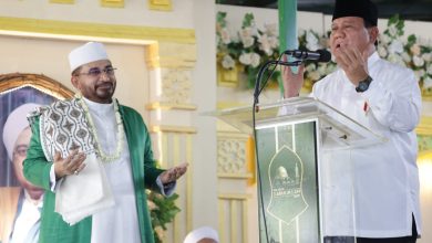 Hadiri Haul Habib Munzir, Prabowo: Beliau Sosok yang Sangat Mulia_bimata.id