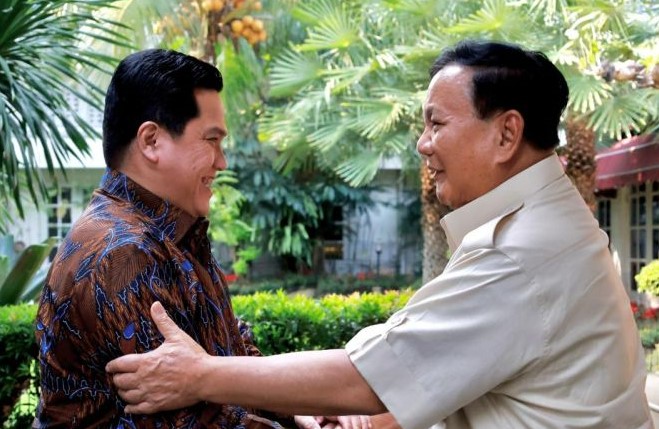 Gerindra Nilai Chemistry Prabowo-Erick Sudah Terbangun