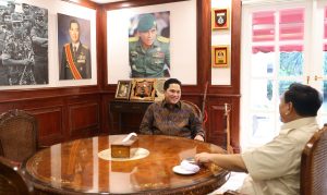 Prabowo Terima Kunjungan Erick Thohir: Selamat, Luar Biasa