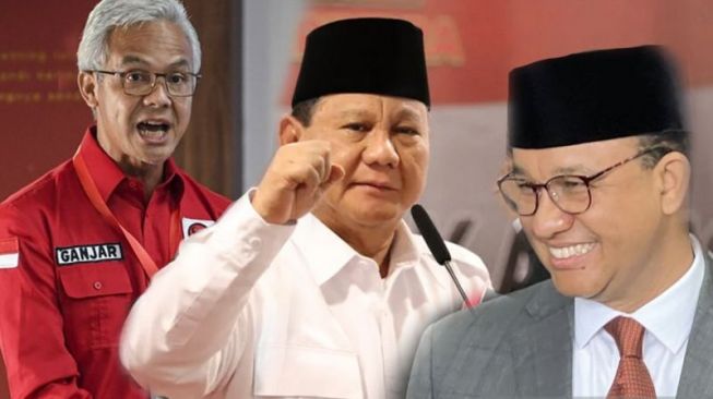 Unggul Jauh Dibanding Ganjar dan Anies, Elektabilitas Prabowo Capai 47 Persen Versi SPIN_bimata.id