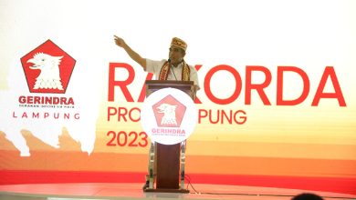 Buka Rakorda Gerindra Lampung, Muzani Minta Kader Kerja Keras Menangkan Prabowo_bimata.id