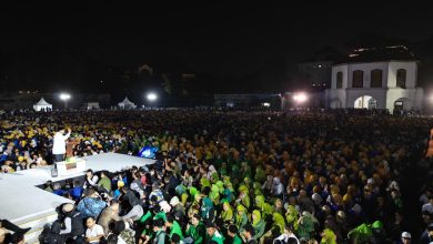 Momen Prabowo Diminta Tak Berhenti Pidato di Harlah PMII_bimata.id