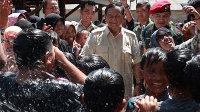 Kesan Prabowo Disambut Heboh Emak-emak Gunungkidul: Tangannya Kuat-kuat_bimata.id