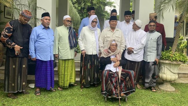 Prabowo Silaturahmi dengan Ulama NU Jatim di Surabaya_bimata.id