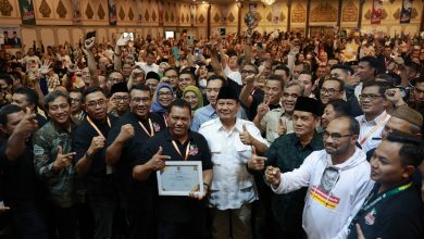 Relawan Setia Prabowo Deklarasi Dukungan, Sutomo: Pemimpin yang Rangkul Semua Pihak_bimata.id