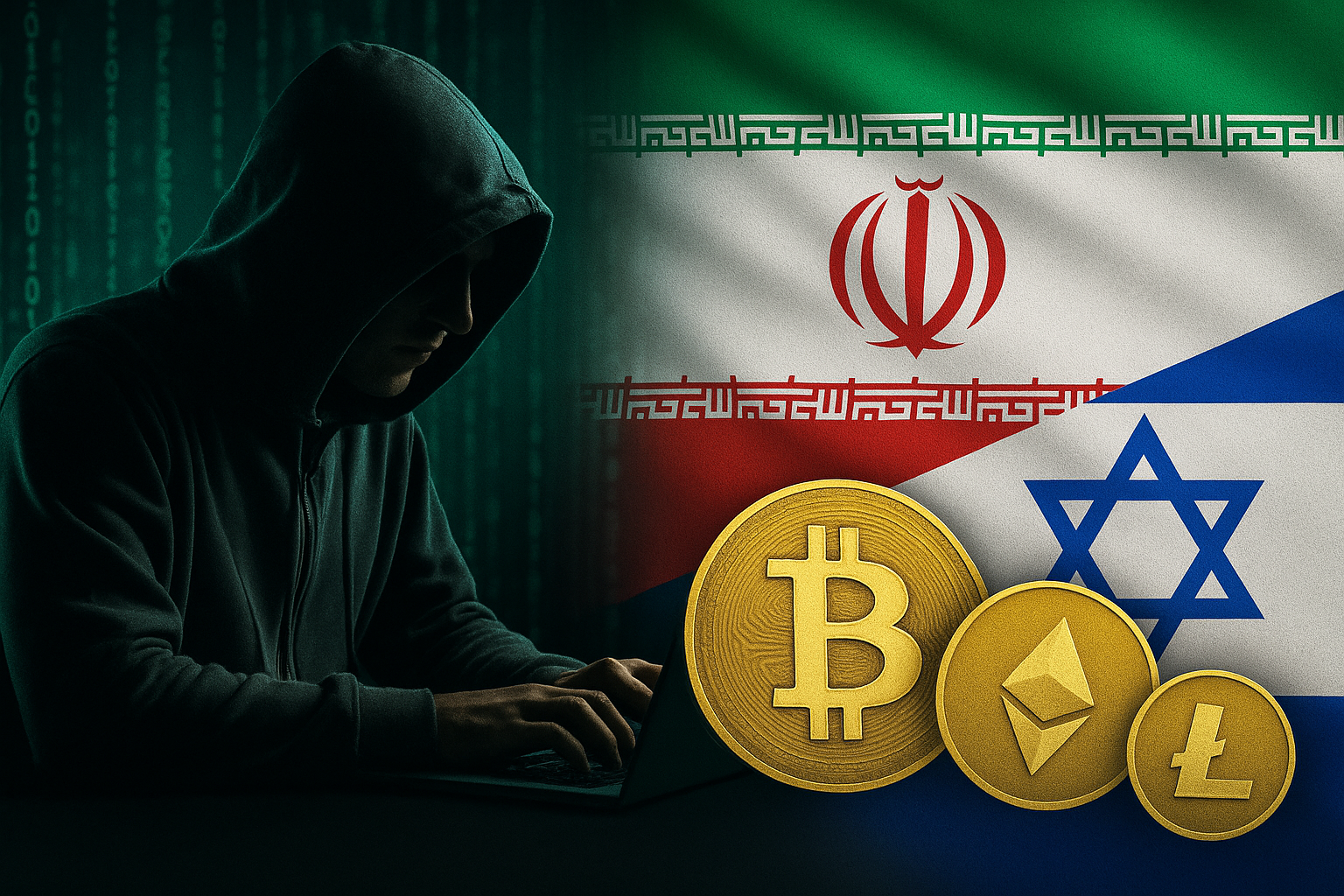 Ilustrasi dunia maya yang memanas. Serangan siber terhadap bursa kripto Iran menandai babak baru konflik regional yang kini menjalar ke ranah digital.