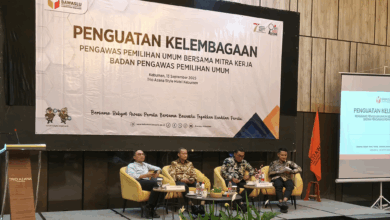 Azis Subekti dalam kegiatan Penguatan Kelembagaan Pengawas Pemilihan Umum Bersama Mitra Kerja Bawaslu di Kebumen, Sabtu (13:9:2025)