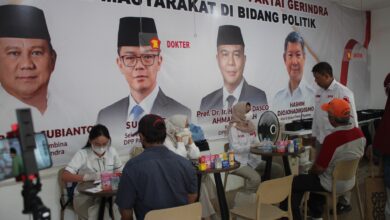Pengobatan Gratis Layanan Kemanusiaan DPP Partai Gerindra di Ragunan Jakarta Selatan / Foto : Usman Bimata