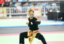 Foto pesona atlet pencak silat Indonesia