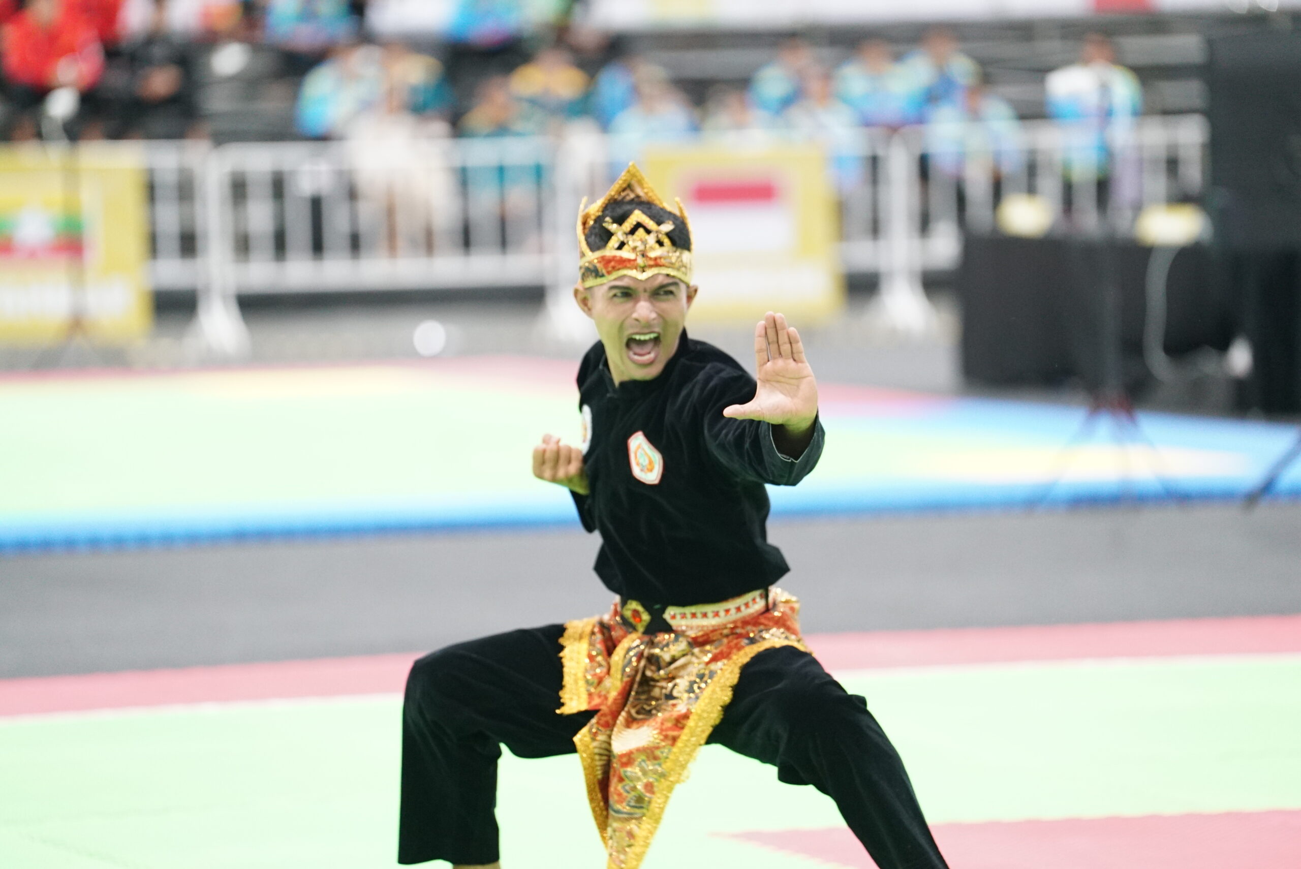 Foto pesona atlet pencak silat Indonesia
