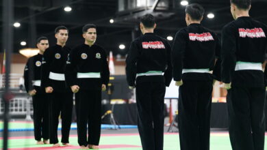 Foto Persiapan Atlet Pencak Silat Indonesia di SEA Games 2025